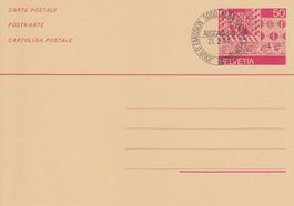 1984 Postkarte Schweiz ET 21.2.1984
