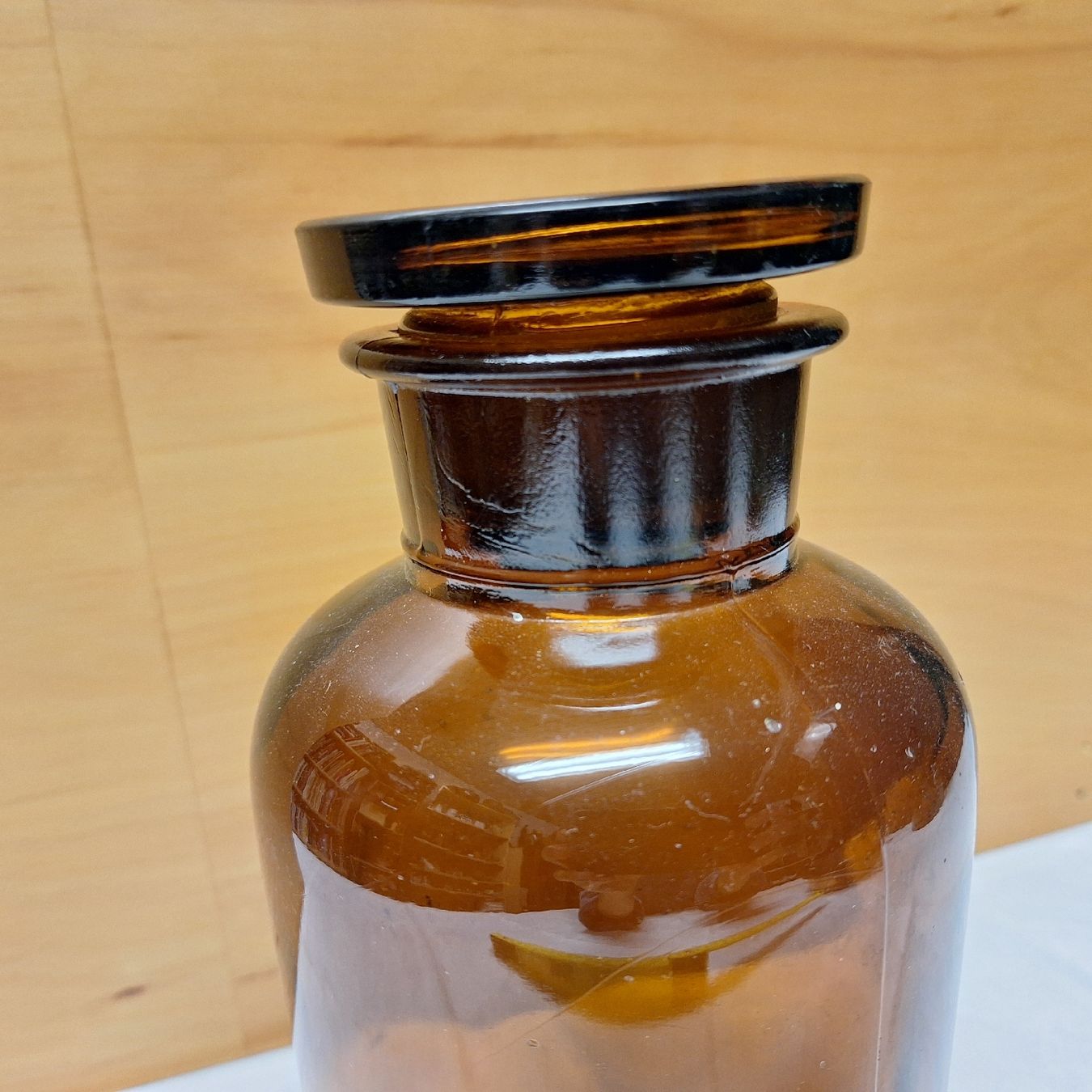 Laborzubehör: Versand möglich! Braune, grosse Apothekerflasche W1250 – Gebraucht aus Winterthur von Goldpipau 8