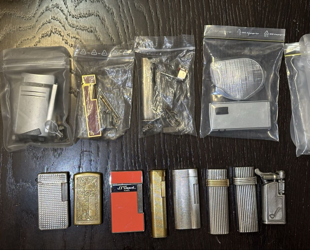 Dunhill Briquets: Lot 13 Feuerzeuge – Défectueux à Zürich par RatsTreasure