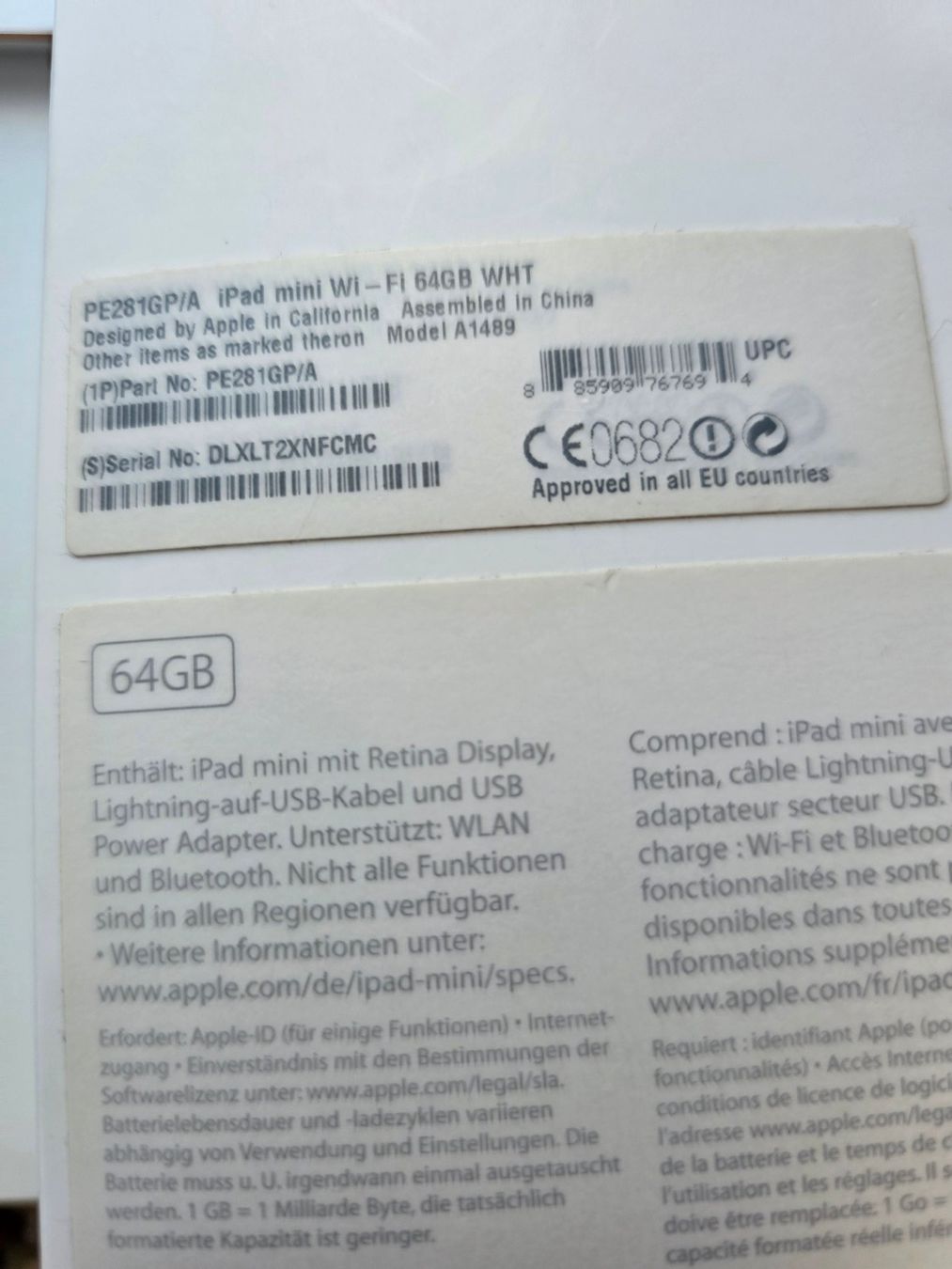 Apple Tablettes PC: iPad mini 2 – D'occasion à Stäfa par Derivo 4