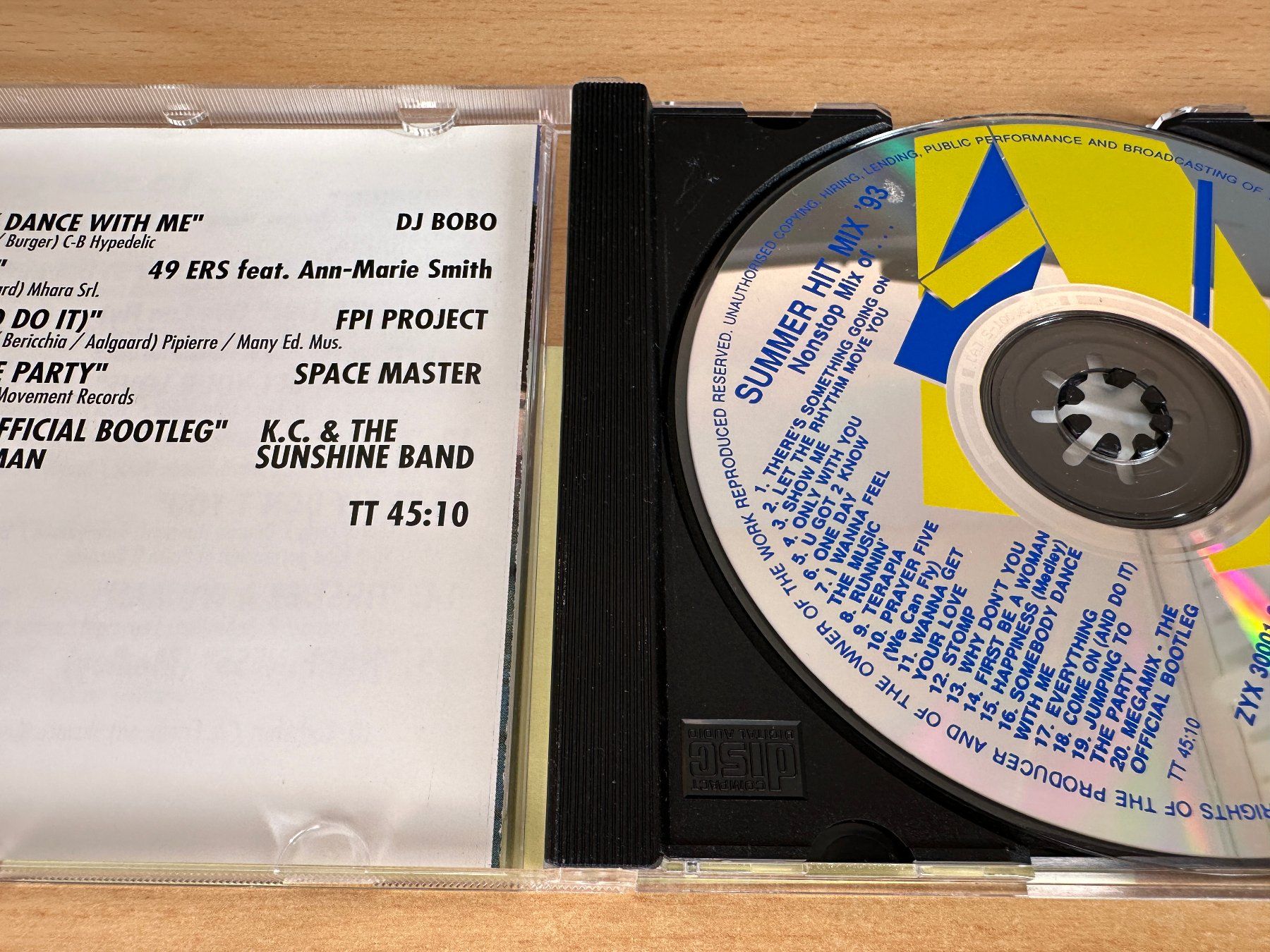 CDs: Various – Summer Hit Mix '93 – Gebraucht aus Rikon im Tösstal von Alpenmutz 2