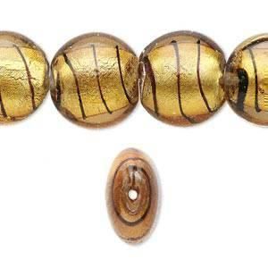 Perle (finte): Lampwork Glasperle   braun 15mm – Nuovo (secondo la descrizione) da Alpnachstad venduto da perlengaby