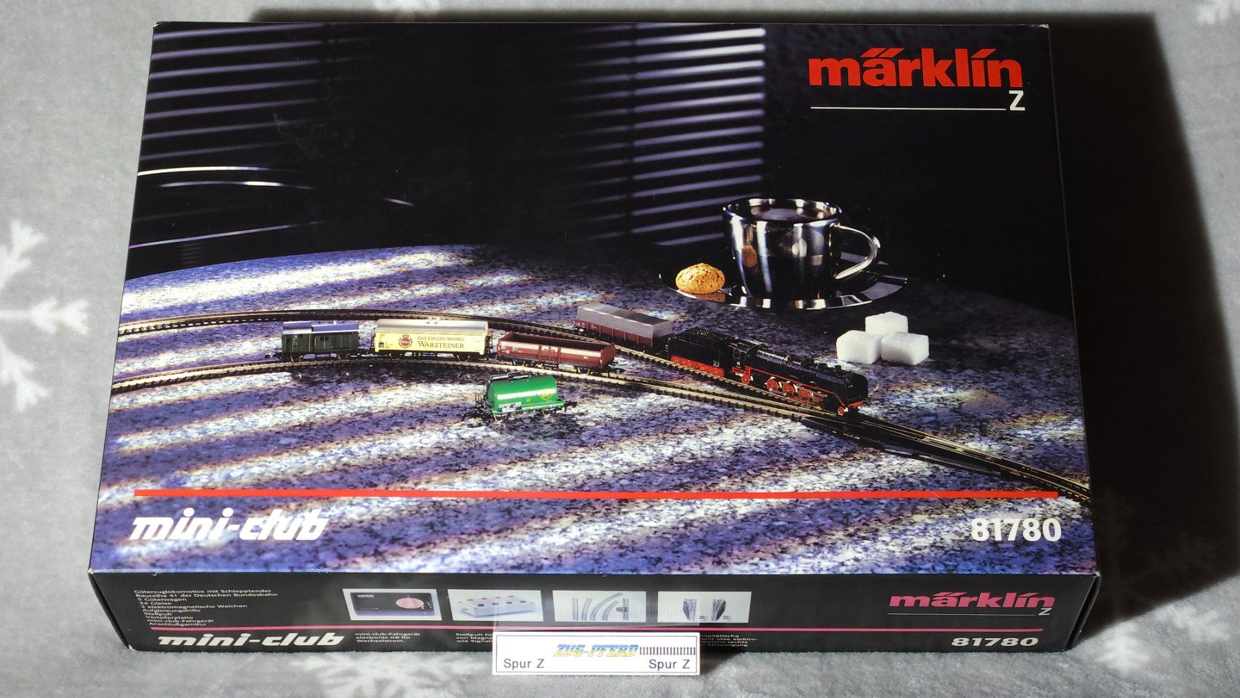 Märklin Modellini di ferrovie: 81780: Start-Set m. Güterzug, Schienen u. Transformator, TOP – Nuovo (secondo la descrizione) da Therwil venduto da ZUG-Pferd