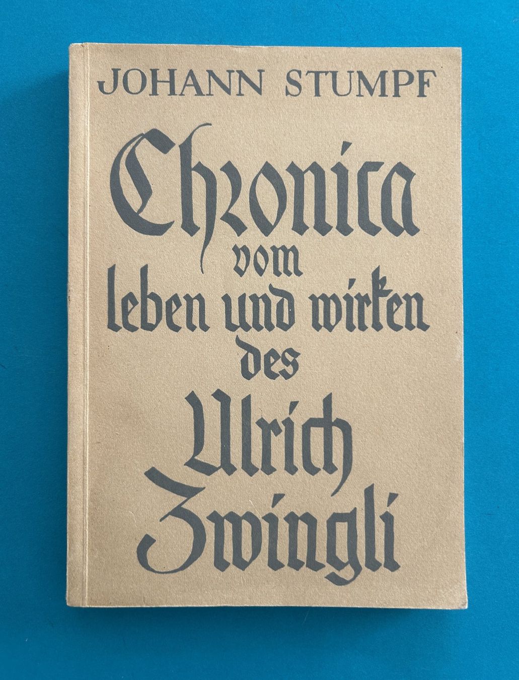 Libri: J.STUMPF: CHRONICA ZWINGLI – Usato da Zürich venduto da Domus09