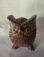 Eule Figur Handgemacht siehe Foto Holz