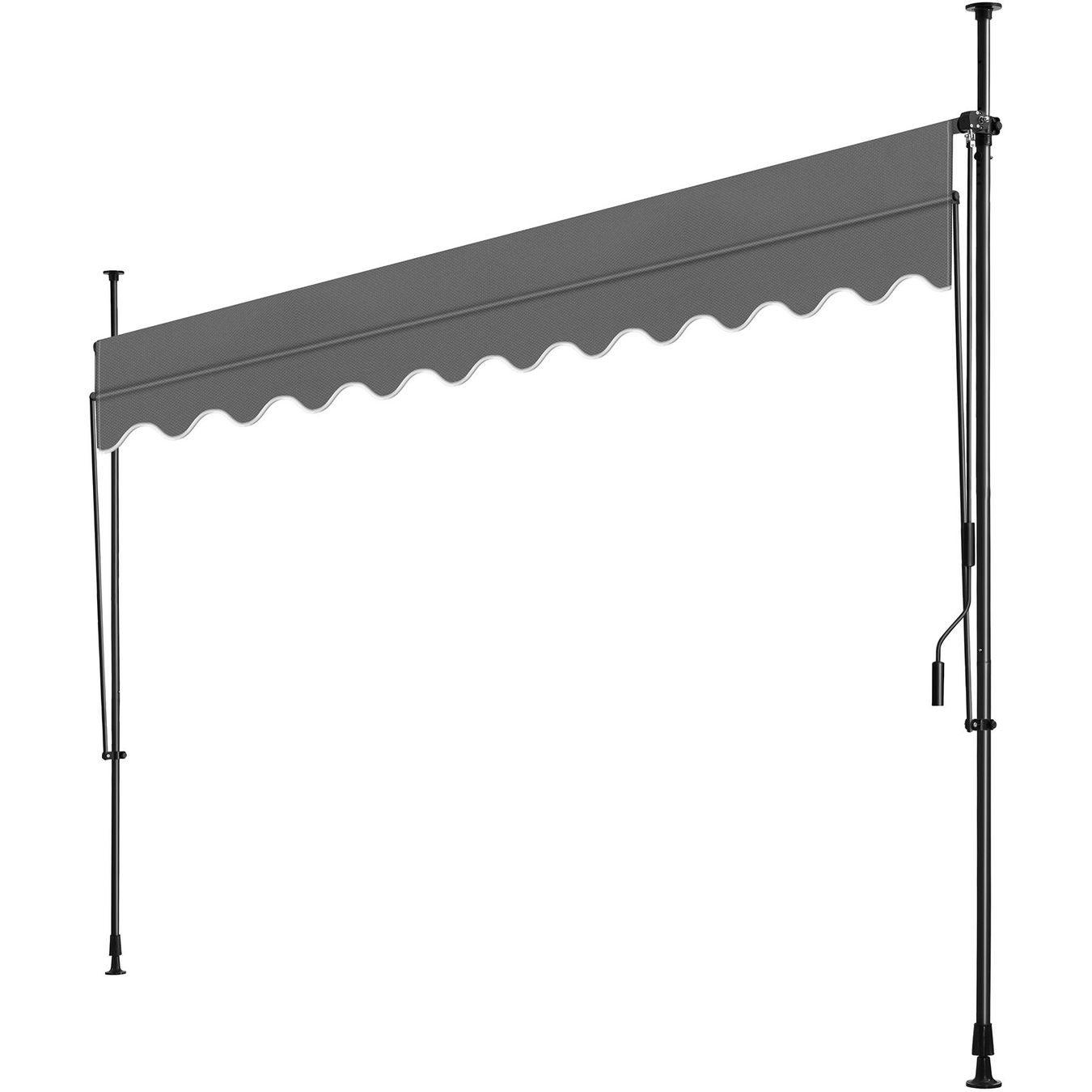 Tende da sole: Klemmmarkise 400x180cm schwarzgrau – Nuovo (secondo la descrizione) da Murten venduto da Roland.Kemmer.AG 8