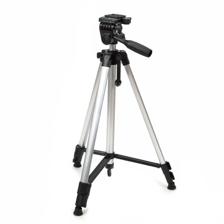 Leichtes Kamerastativ Aus Alu - Bis 165 Cm Für DSLR, Smartphone & Vlogging