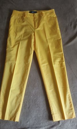 NEW JOHN ASHFIELD DAMEN LANGEHOSE GELB GRÖSSE 12 = EU 40