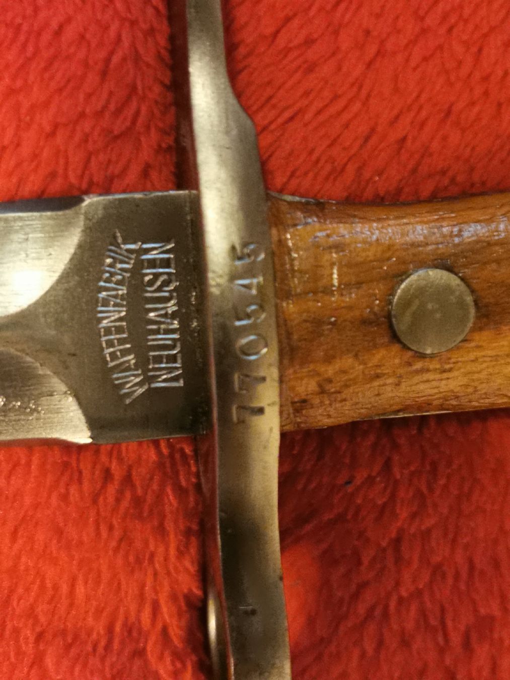 Schweizer Armee Armi bianche: 2Schweizer Bajonette 1918 – Usato da Mellingen venduto da fra_g7y8 5