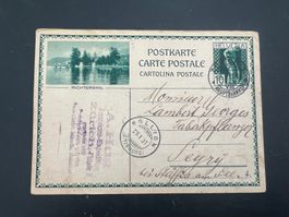 Bild Postkarte Richterswil 1931 nach Bollion   (V301)