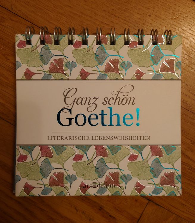 Ganz schön Goethe Sprichwörter Kaufen auf Ricardo