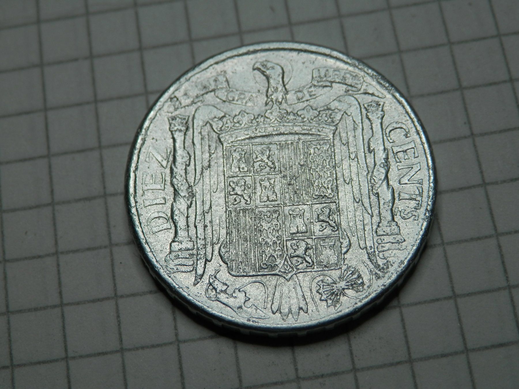 Tutti le monete: Spanien 10 Centimos, 1941 – Usato da Weiach venduto da weiach81 1
