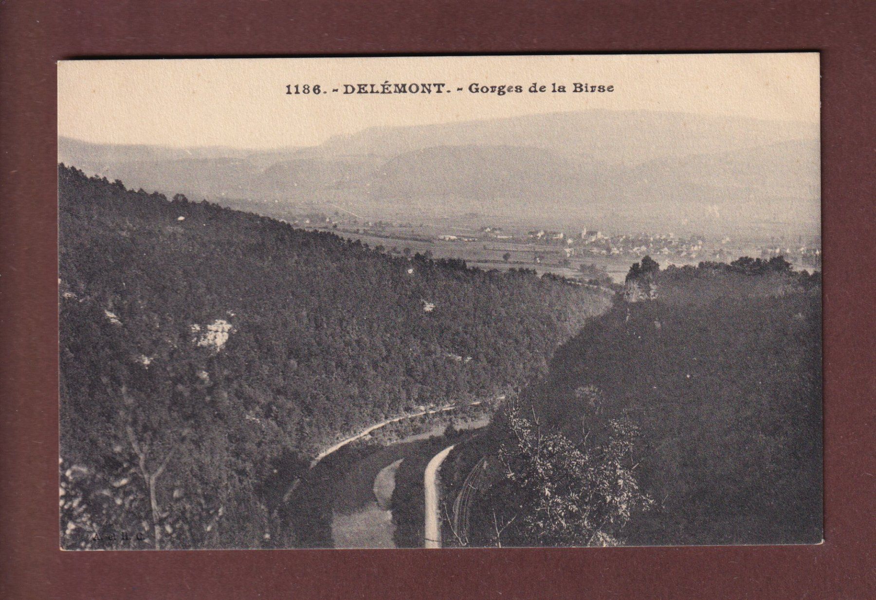 Cartoline postali: DELEMONT - Gorges de la Birse – Usato da Pully venduto da nicecards-shop