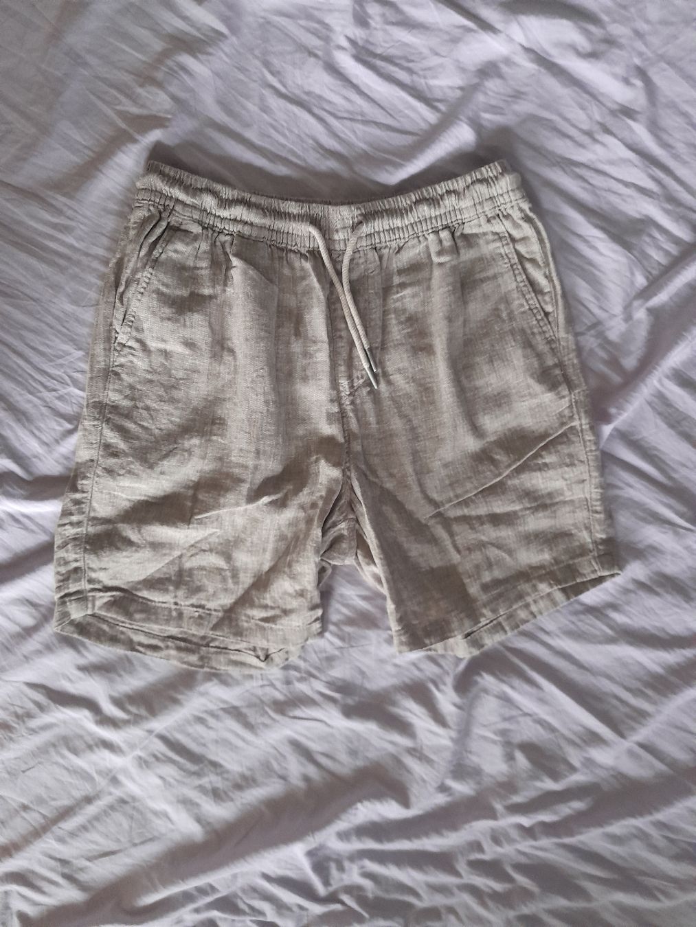 Next Pantaloni: short greige lin coton taille S – Usato da Genève venduto da ang_fd8z 1