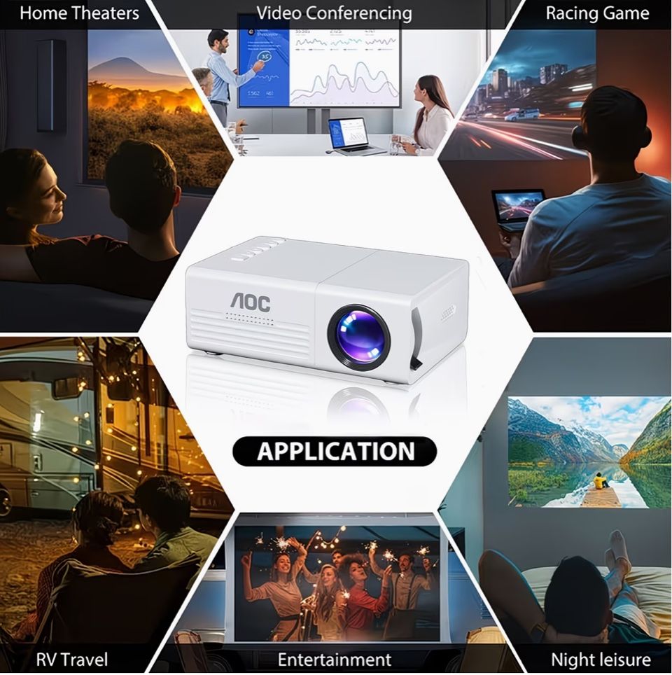 Videoprojektoren: Mini projecteur portable AOC – Neu und originalverpackt aus Conthey von Michel124 3