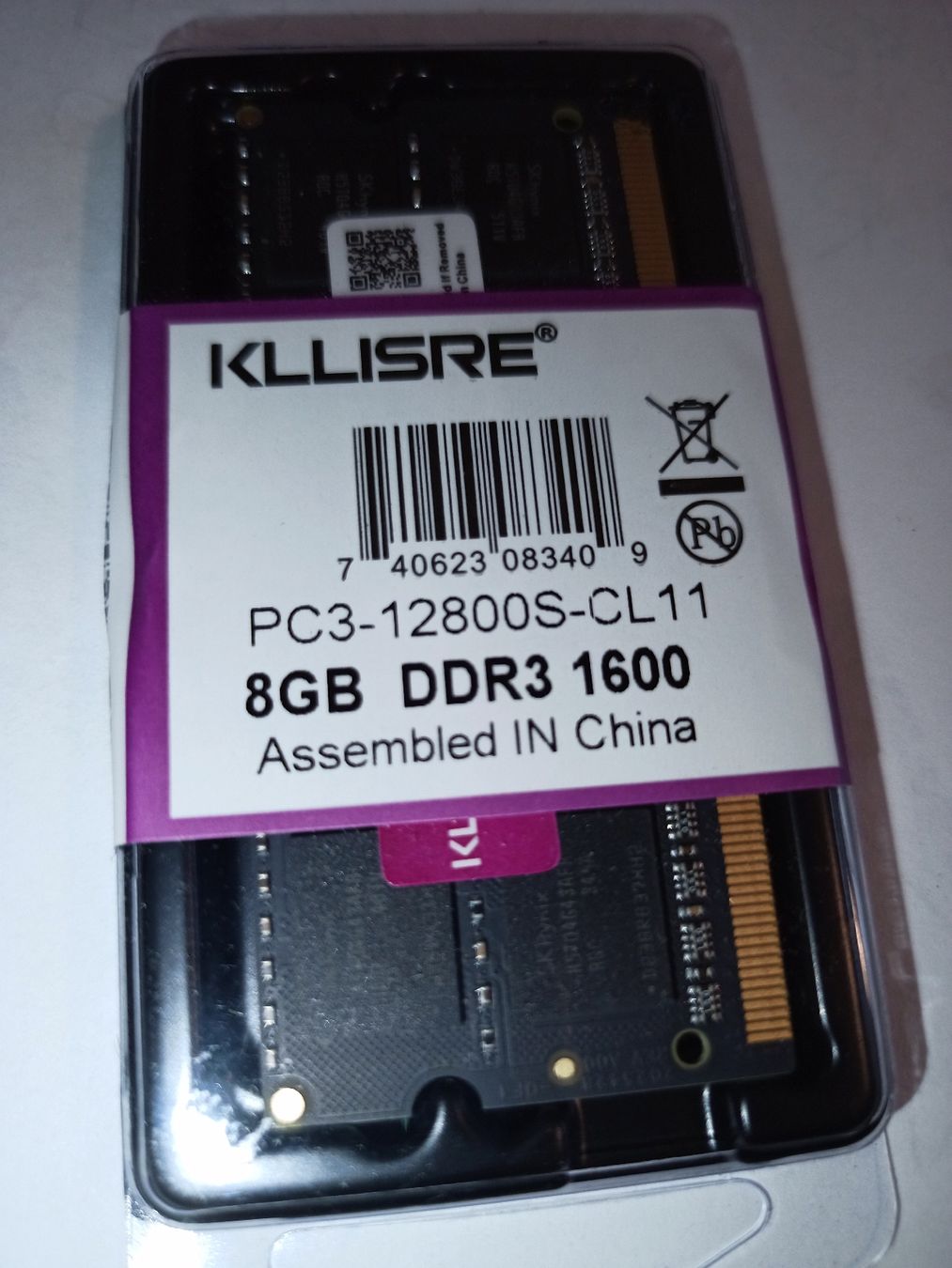 Memory / RAM: 1 stk Notebook  8 giga Ddr3 ramriegel – Neu (gemäss Beschreibung) aus wila von audi48