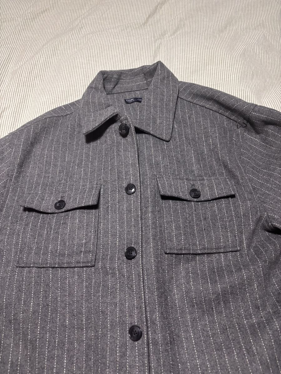 Giacche: Hemdjacke gestreift grau   Neuware  L – Nuovo (secondo la descrizione) da Schmitten FR venduto da Hubalo 5