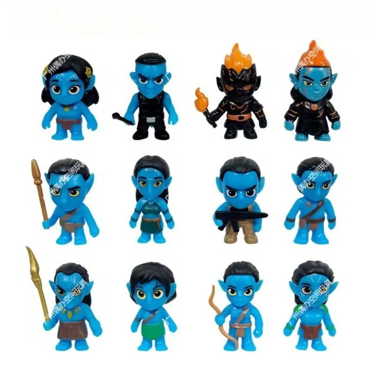 12 x Figurines Disney Avatar 3 4.5cm (Neu und originalverpackt) in ...