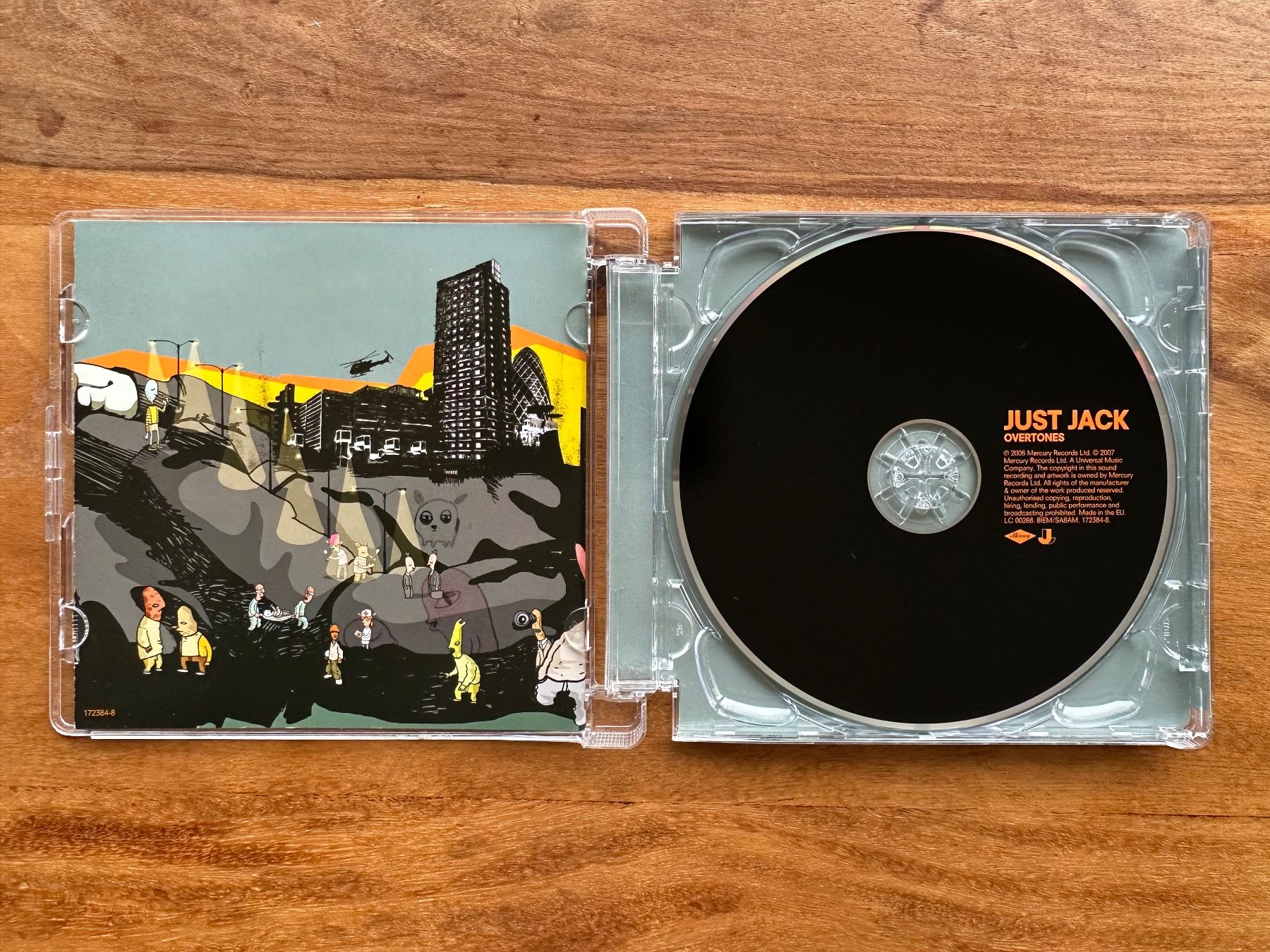 CD: Just Jack ‎– Overtones – Usato da Horgen venduto da flyingpenguin2000 1