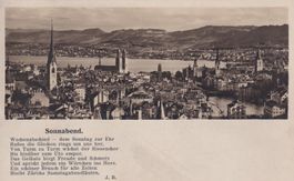 Zürich gegen die Albiskette  - Sonnabend