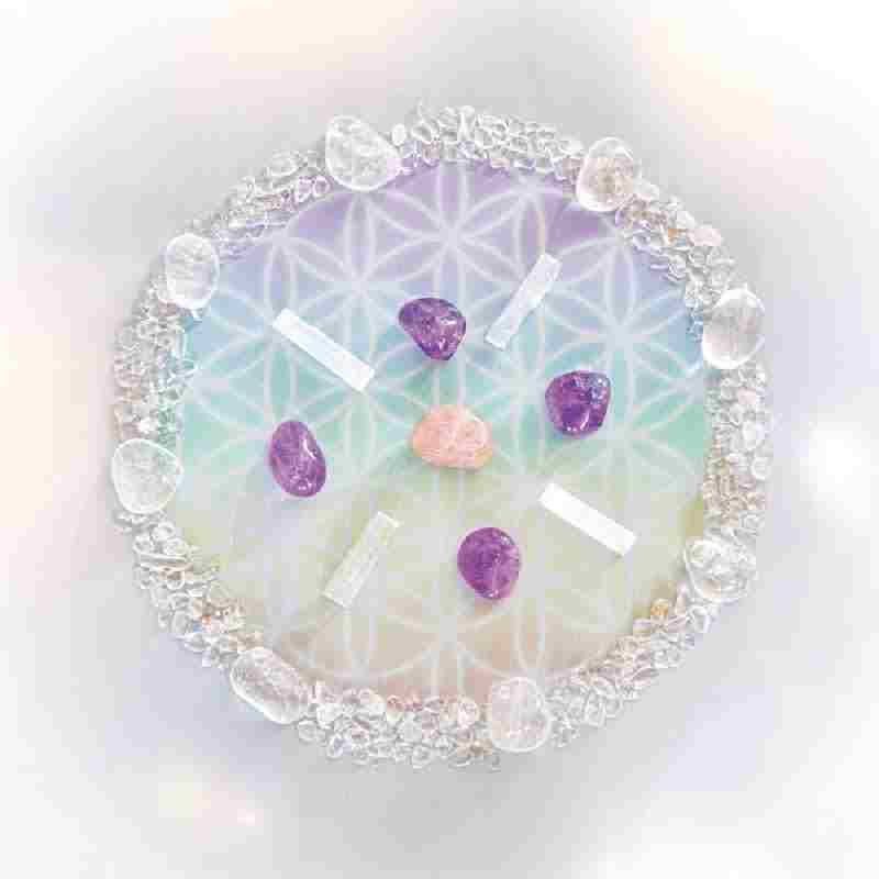 Minerali & Pietre curative: Crystal Grid - Meine Seelenfamilie – Nuovo e nell'imballaggio originale da Mauren venduto da Yeelen 1