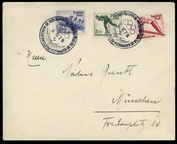 Tutti i francobolli: Deutsches Reich Michel-Nr. 600-02 – Usato da Koblenz venduto da Himmelsreiter