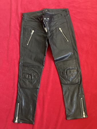 Isabel Marant Lederhose, schwarz, Gr. 1 – Top Zustand!