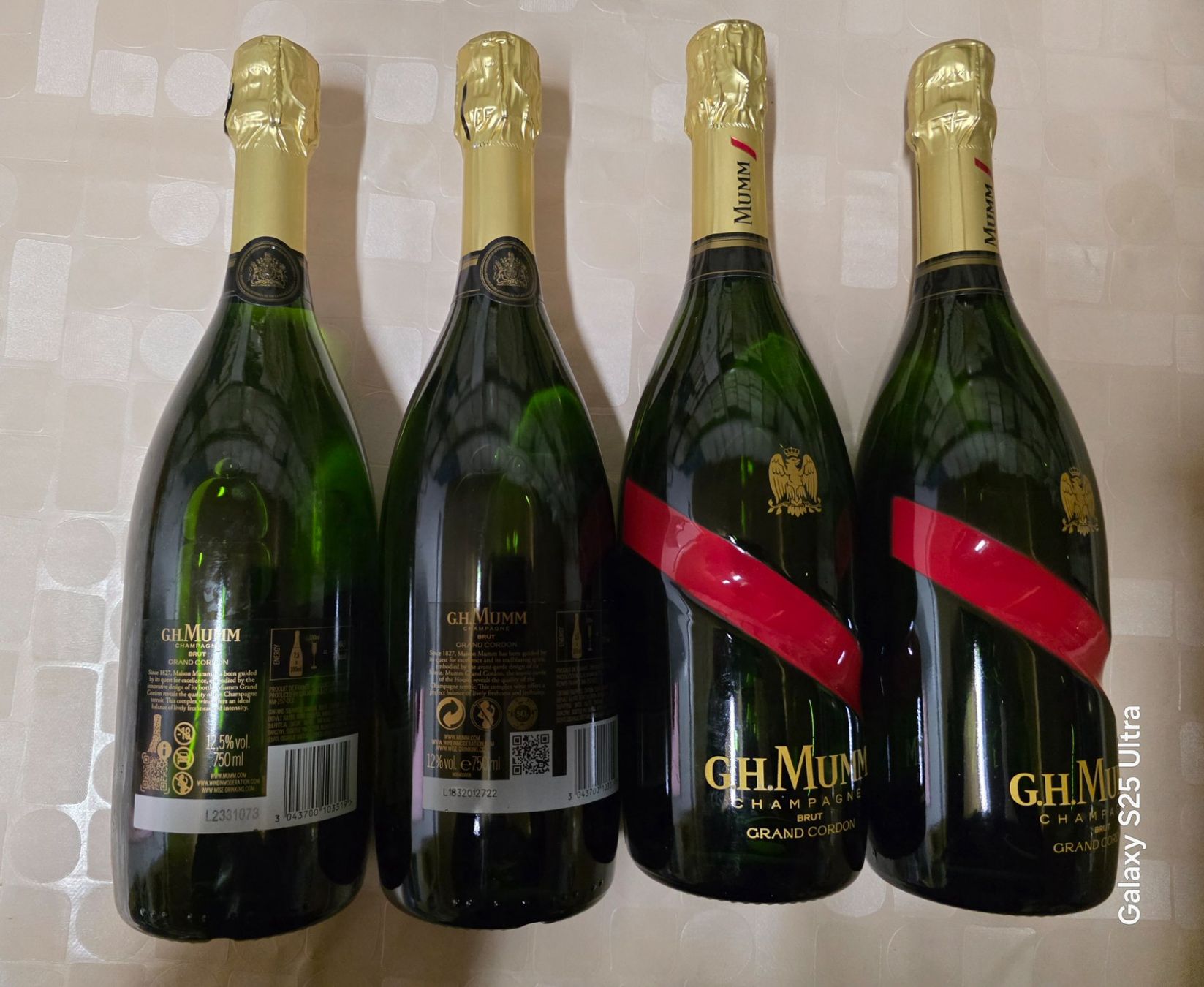 Vino: G.H MUMM CHAMPANGE BRUT 4 FLASCHE – Nuovo (secondo la descrizione) da Schönenwerd venduto da 1952kv 2
