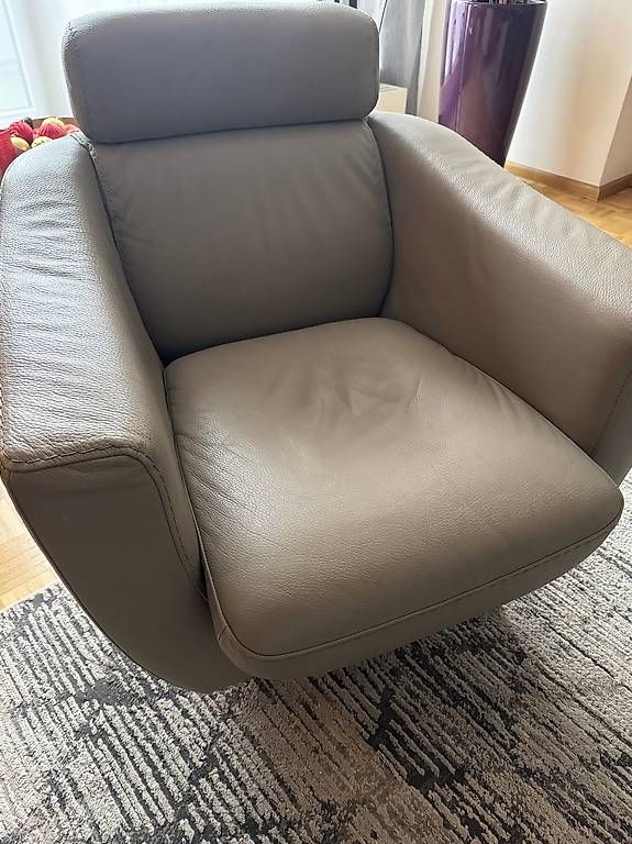 Divani: 2 canapés + 1 fauteuil en cuir – Usato da Chatelaine venduto da lae_7h8n 1