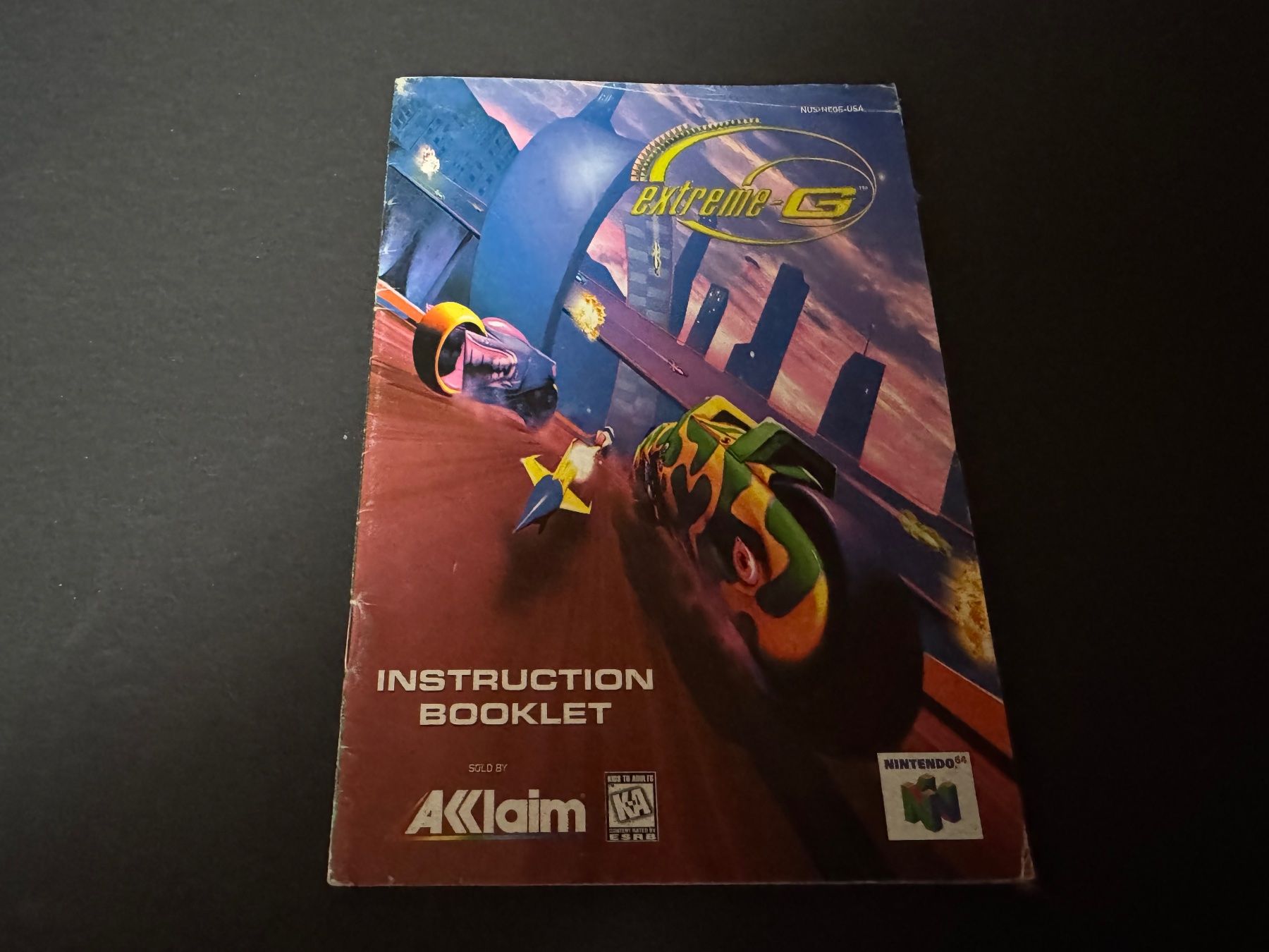 Nintendo Giochi: ANLEITUNG FÜR EXTREME G US VERSION – Usato da Hägendorf venduto da bri_v995