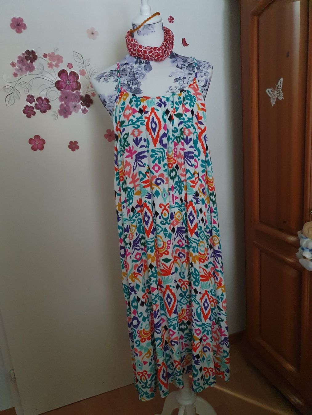 Vestiti: Kleid Lang Bunt XL Neu – Nuovo (secondo la descrizione) da Klingnau venduto da Fee1960 1