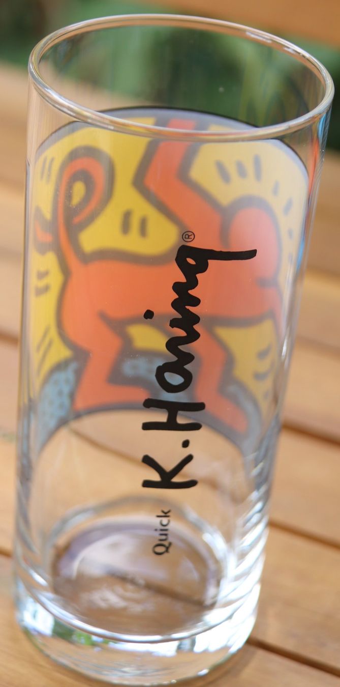 Gläser: Keith Haring Wasserglas – Gebraucht aus Glattfelden von Sirax 1