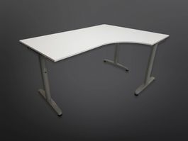IKEA Galant Eck-Schreibtisch weiss