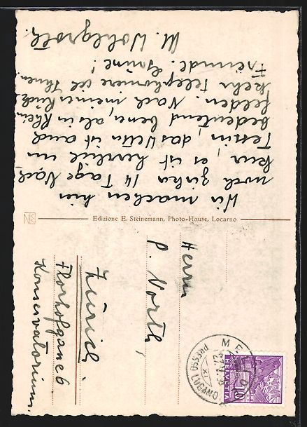 Cartes postales: AK Ascona, Casa Borant, 1936 – D'occasion à Berlin par bartko-reher 1