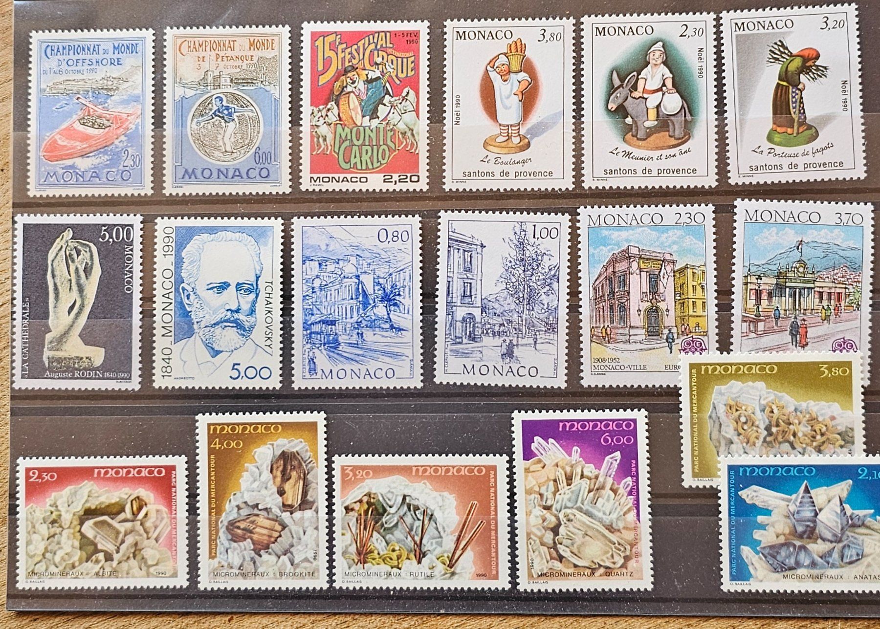 Tutti i francobolli: MONACO timbres neufs ** 1990 – Nuovo (secondo la descrizione) da Les Valettes venduto da Nuba1