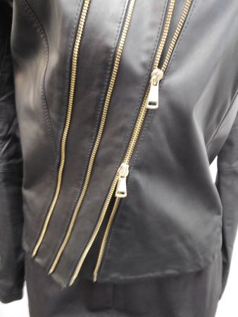 GUESS by Marciano Tolles Lamm Leder Oberteil Jacke Gr. 36