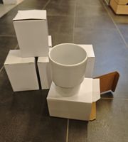 Set Moderne Kaffee Becher Weiss (6 Stück)