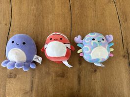 Squishmallows Plüschtiere Set 3 Stück guter Zustand