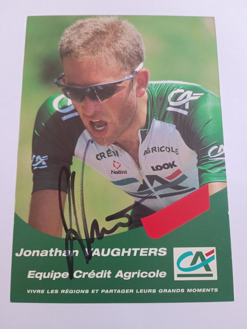 Autografi: Jonathan Vaughters - Rad - handsigniert – Usato da Menziken venduto da Autogramme
