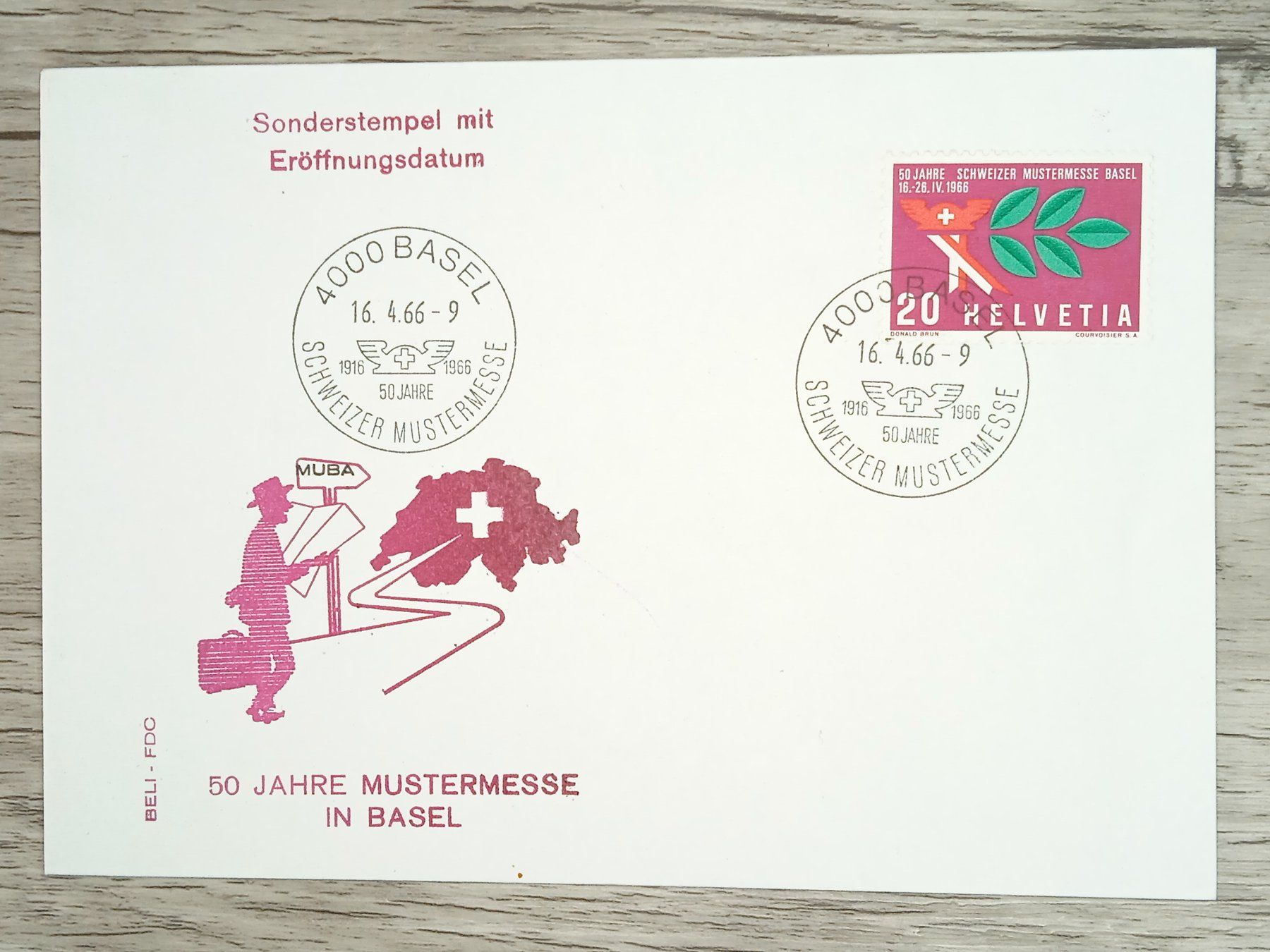 Alle Briefmarken: TR17 Enveloppe + Timbre Suisse 1966 – Gebraucht aus Cousset von Patrick_Collections