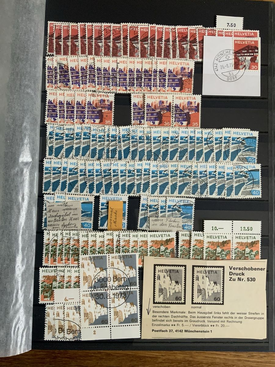 Alle Briefmarken: Briefmarken Schweiz – Gebraucht aus Binningen von chr_cr5n 1