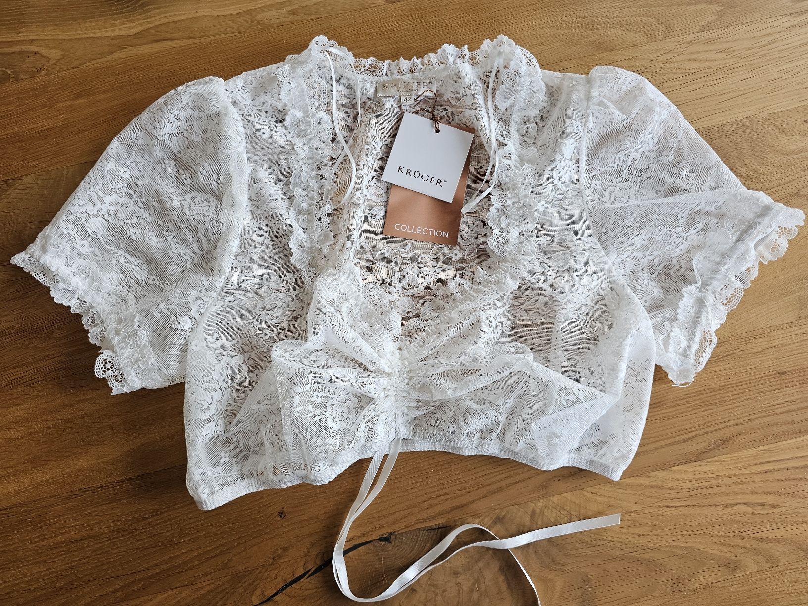 Krüger Camicette: Dirndl Bluse 42 – Nuovo e nell'imballaggio originale da Büttikon AG venduto da PAM120319 1