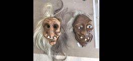 masques de carnaval traditionnels suisse  du Valais,