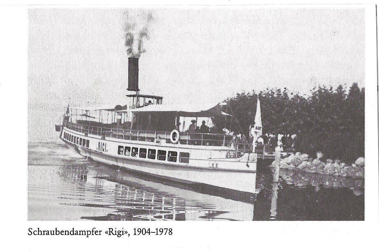 Ansichtskarten: Schraubendampfer Rigi, Dampfschiff – Gebraucht aus Frauenfeld von Merk52