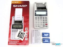 SHARP - Druckender Tischrechner EL-1611V