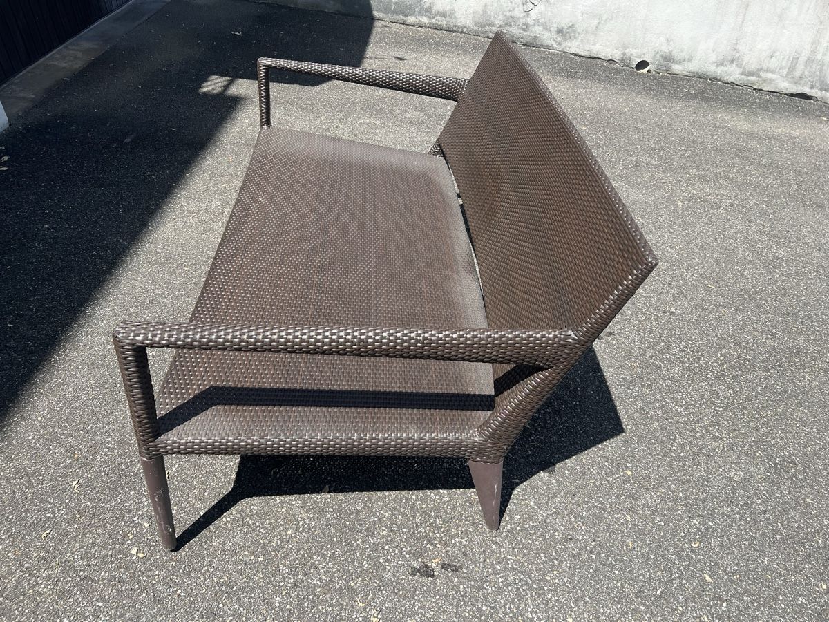 Dedon Sedie a sdraio: DEDON outdoor sofa and stool – Usato da Bäch SZ venduto da qua_6sw2 1