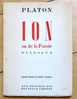 Platon - Ion ou De la Poésie
