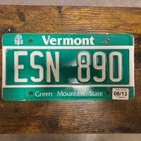 🇺🇸 U.S. Autoschild - Vermont ESN 890 - ORIGINAL