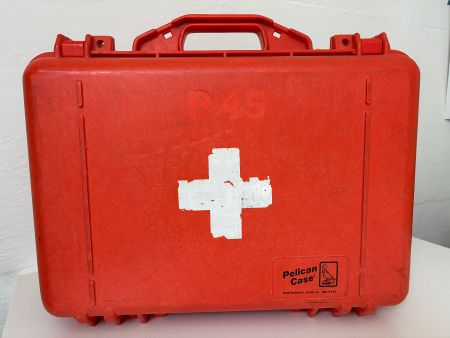 Original Peli Case 1500 Schutzkoffer (Rot) mit Schaumstoff