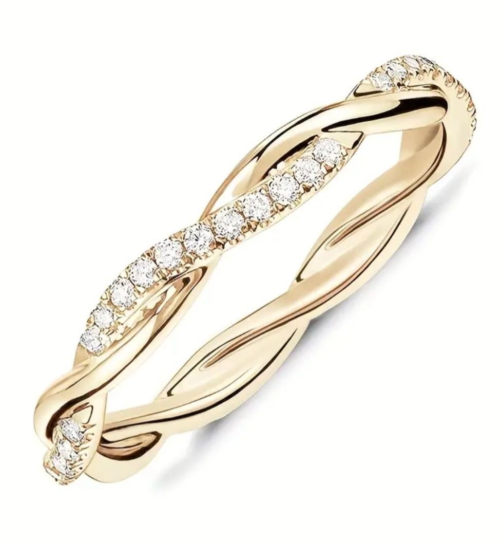 Anelli: Ring mit Strasssteinchen  Gr.10  NEU! – Nuovo e nell'imballaggio originale da Rickenbach b. Wil venduto da cornetta